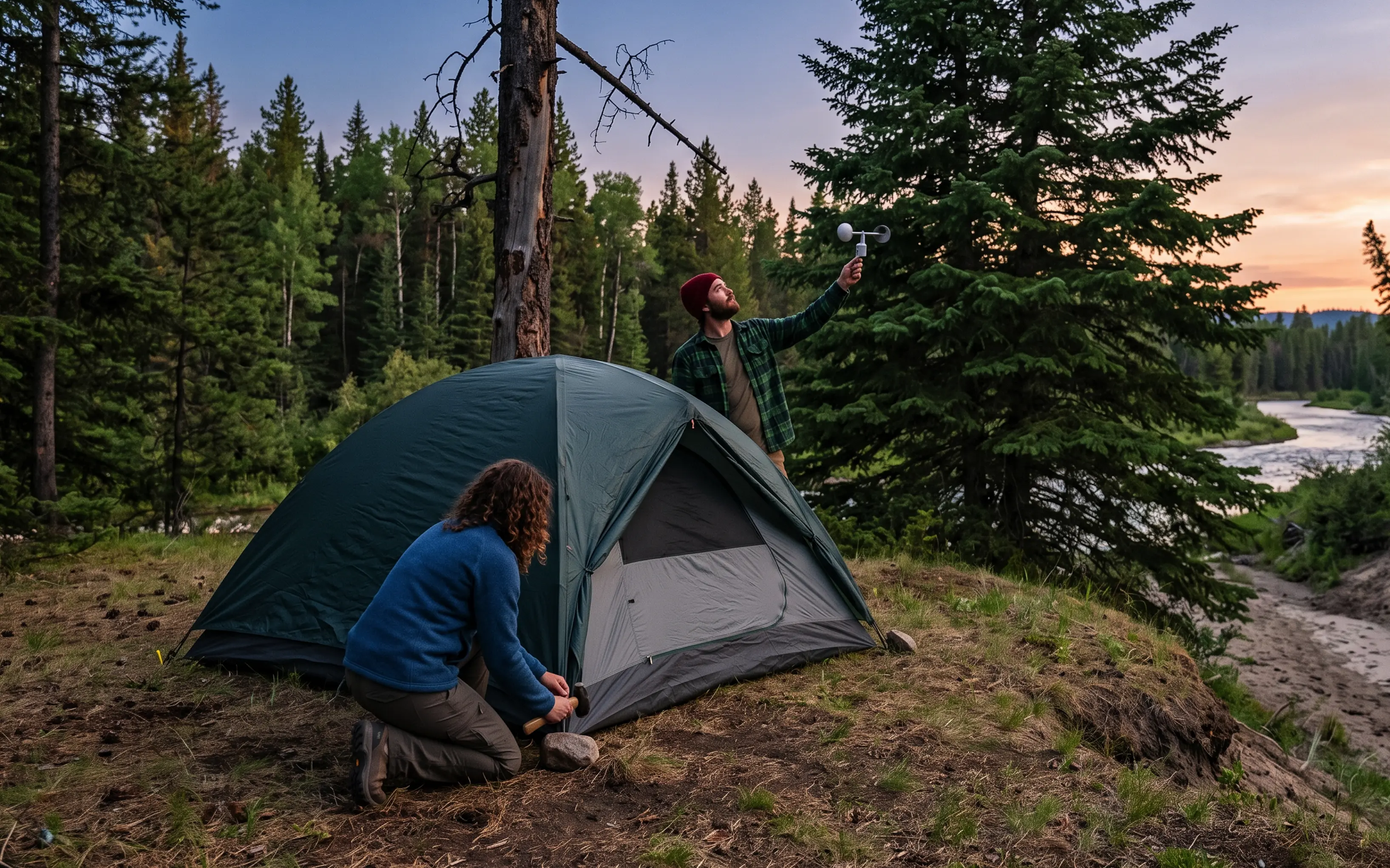 Pitching a Tent